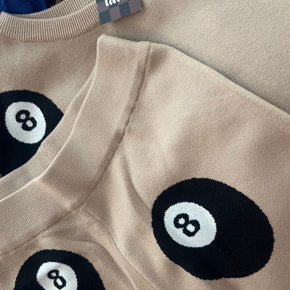 NWT! RARE SET! Dressed in LALA Luck Is On Your Side Eight Ball Knit Set - Picture 15 of 15